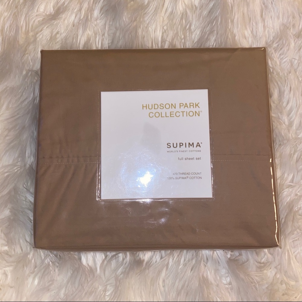 Hudson Park Collection Supima Full Size Sheet Set